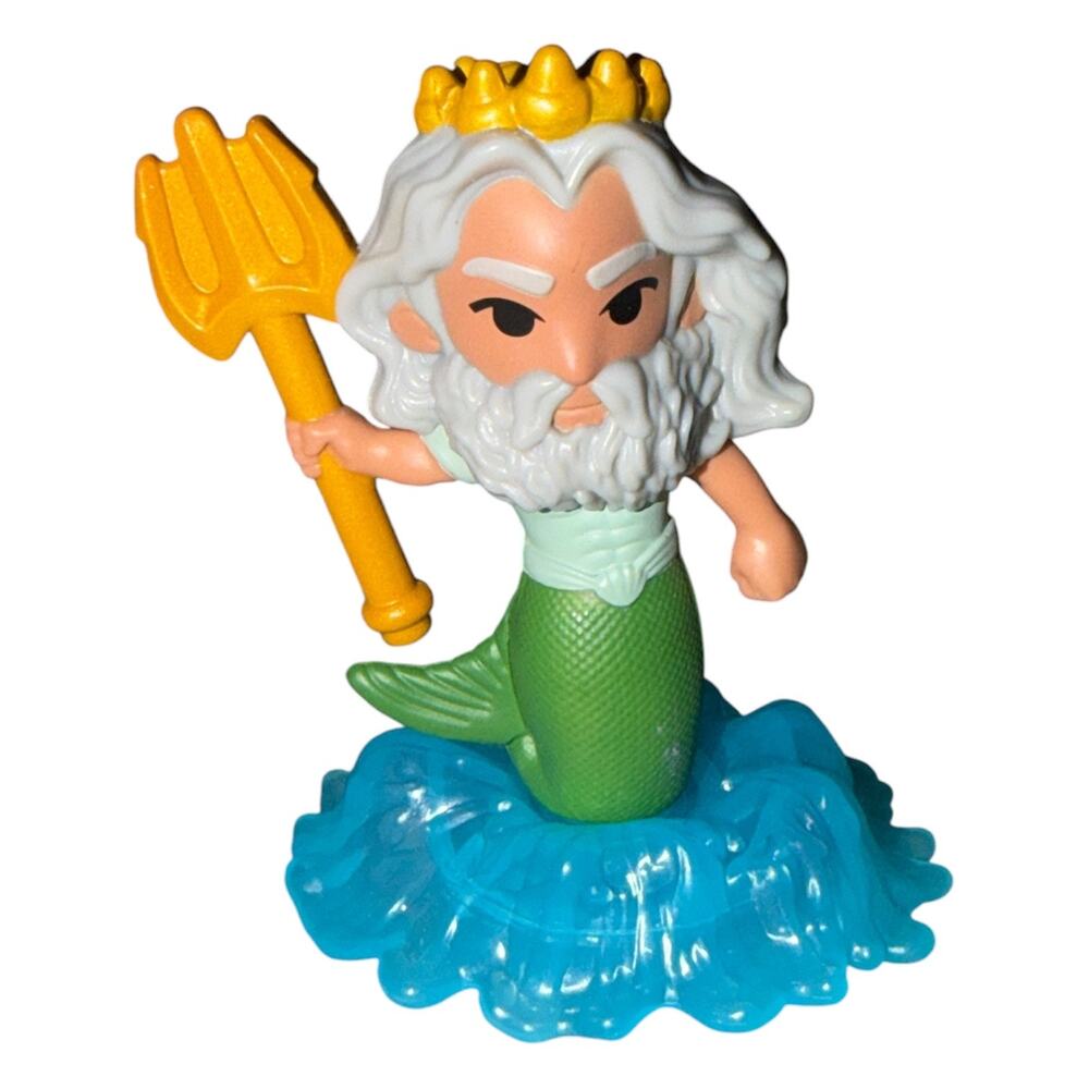 2020 McDonald's Disney King Triton Poseidon Little Mermaid Toy Figure Happy Meal